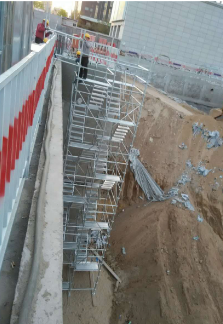 聯排組合式安全爬梯.